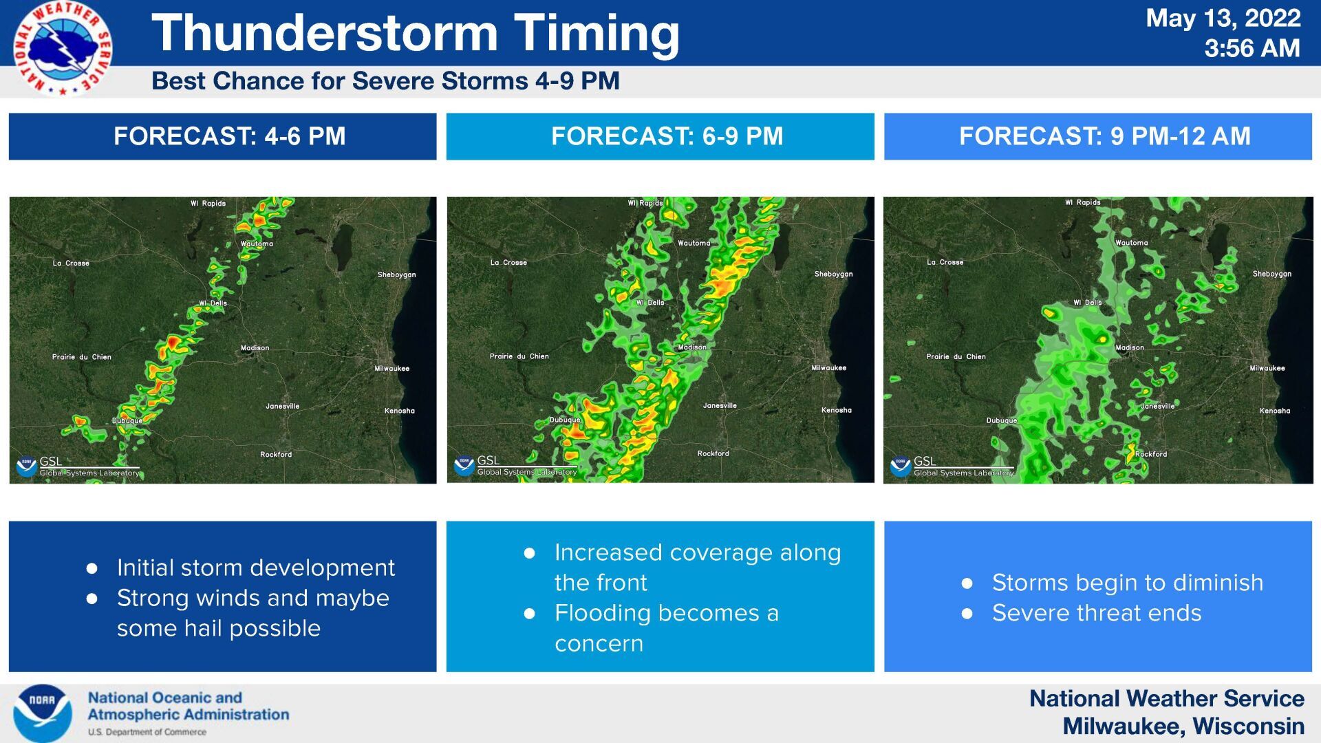 Madison forecast, May 13, 2022